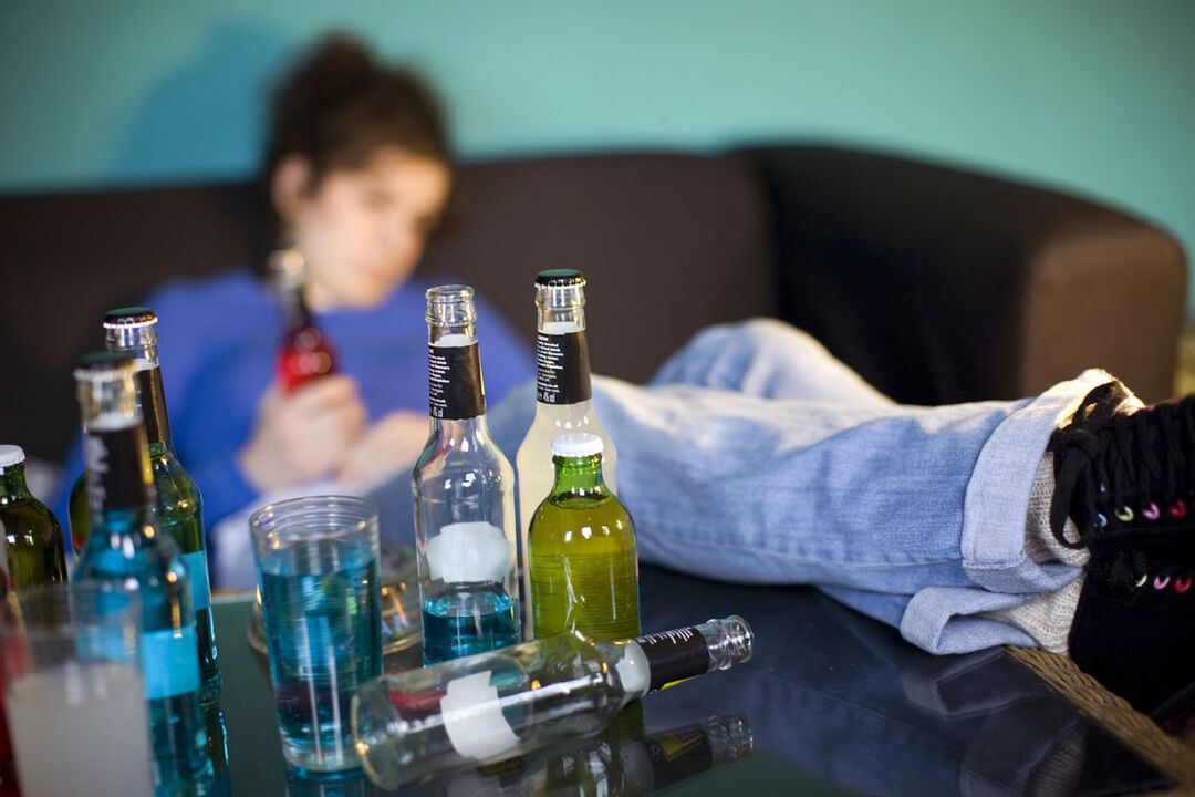 Alkohol und seine Auswirkungen auf den Körper.